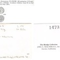 Cr. 85/1a RBW envelope, Malter XXX tag and Malter XXX lot 1473 scan
