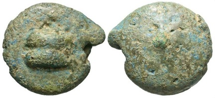 Cr. 14/6 Æ Cast Uncia, 280-265 B.C., Rome mint