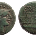 Cr. 242/3 C AVG Æ Triens, 135 BC