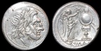 Cr. 70/1 Anonymous AR Victoriatus, Sicilian mint, 211-208 B.C.