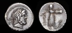 Cr. 379/1 L. Procilius AR denarius, 80 B.C., Rome mint