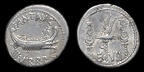 Cr. 544/20 Marc Antony AR denarius, 32-31 BC, Leg VII, Patrae(?) mint