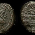 Cr. 191/1 "VAL"/Valeria Æ As, 169-158 BC
