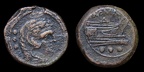 Cr. 132-150/- McCabe group J2 quadrans, 194-190 BC, Rome