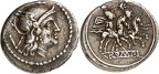 Cr. 98b/1 Anonymous victoriatus, circa 211 BC, Luceria