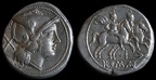 Cr. 50/2 Anchor series AR Denarius, 209-208 BC, Rome mint