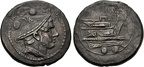 Cr. 41/9 McCabe A1 anon sextans, 215-212, Rome