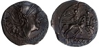 Cr. 68/3 Anonymous sestertius, Sicily, 211-208 BC