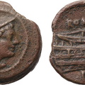 Cr. 43/6 - L2.8T - "L" Æ Semuncia, 214-212 B.C., Luceria