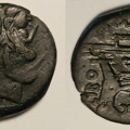 Cr. 215/2a Q•MARC LIBO Æ as, 148 BC
