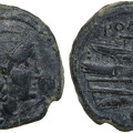 Cr. 97/7a T2.5b L Æ Uncia, 214-211 BC, Luceria outstep