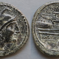 Cr. 97/7b T2.5a L Æ Uncia, 214-211 BC, Luceria outstep