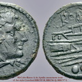 Cr. 86/- A.4a Æ Quadrans, 211-206, Luceria outstep