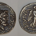 Cr. 507/2 Brutus & Casca Longus AR Denarius, 42 BC