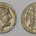 Cr. 95/1a "VB" Victoriatus, 211-208 B.C., Uncertain mint
